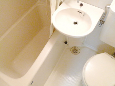 Bath. Cleaning Rakuchin unit bus