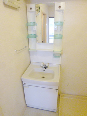 Washroom. Independent wash basin