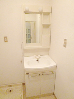 Washroom. Independent wash basin