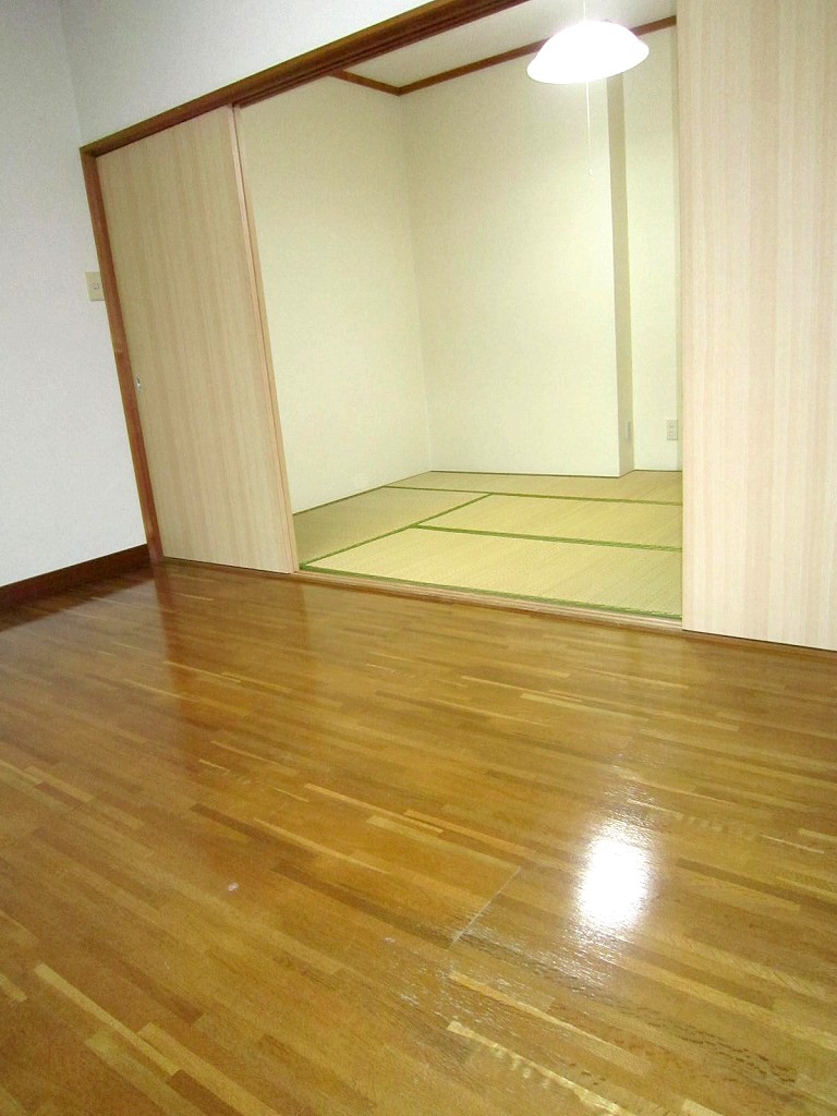 Living and room. Simple flooring to clean