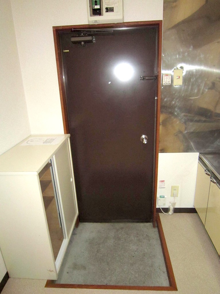 Entrance. We step is designed to be low