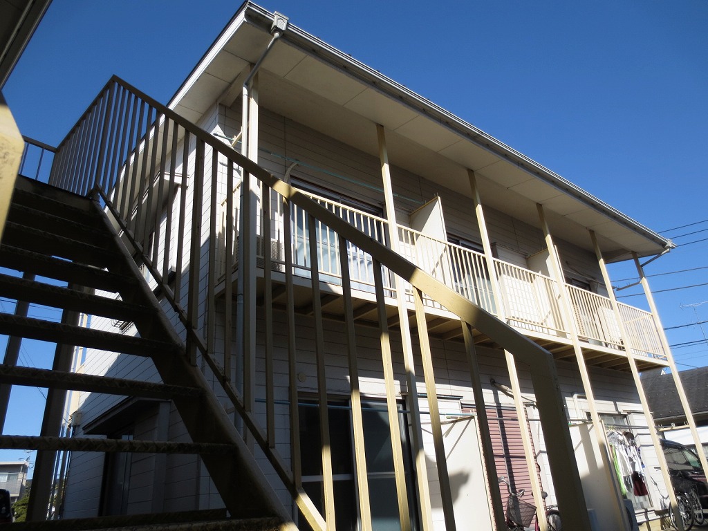 Building appearance. Shutters installation of typhoon measures