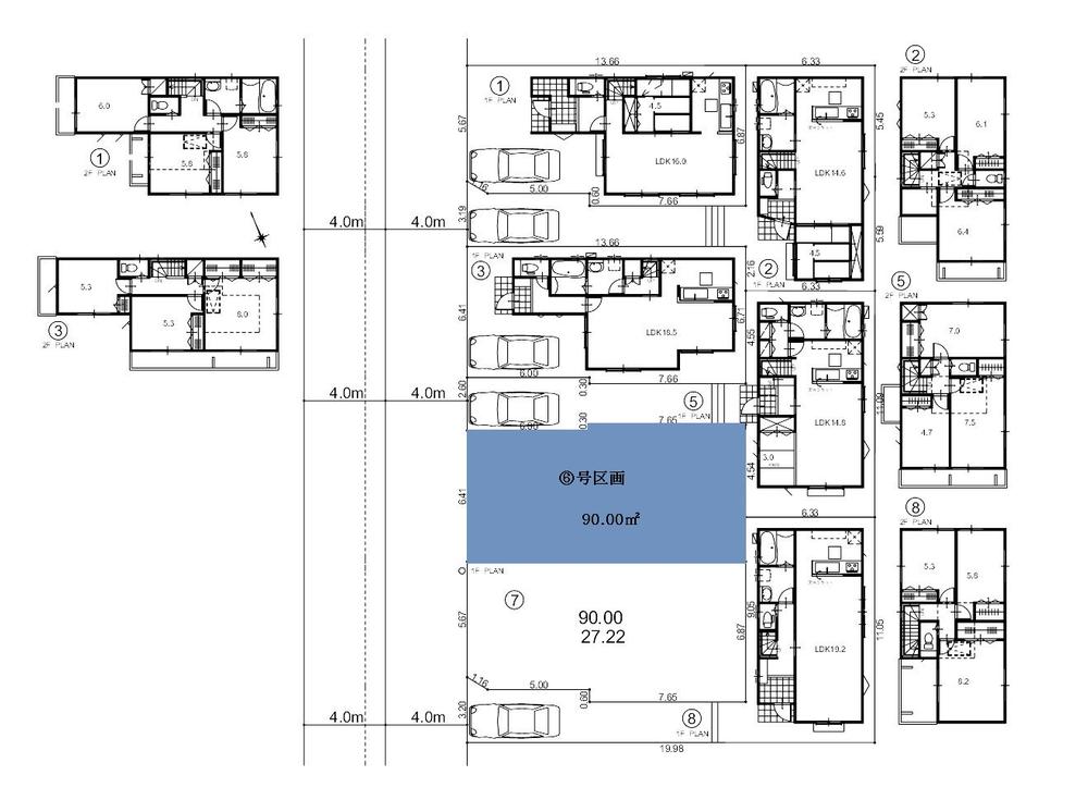 Compartment figure. Land price 29,300,000 yen, Land area 90 sq m