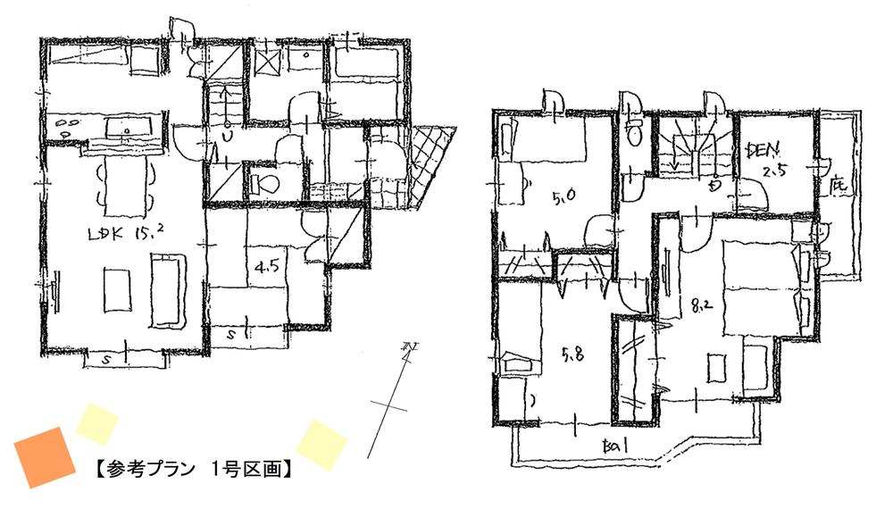 Building plan example (floor plan)