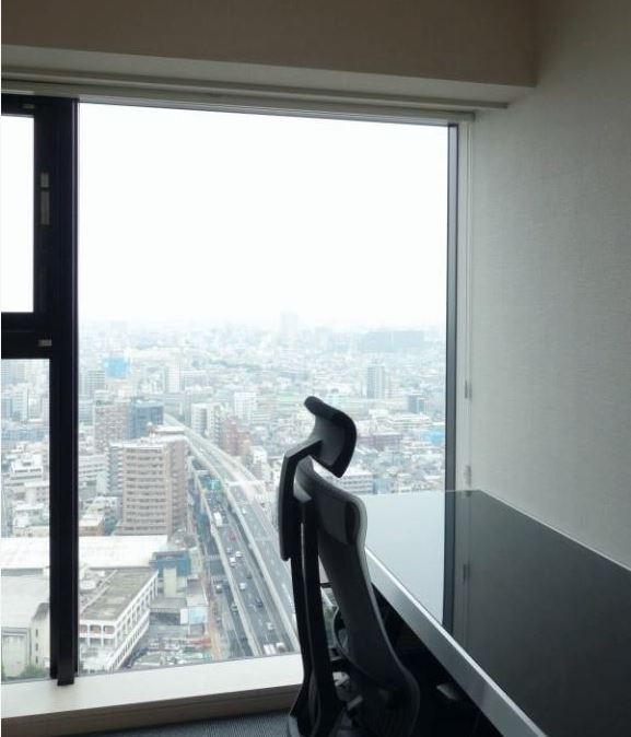 Non-living room. View is good.