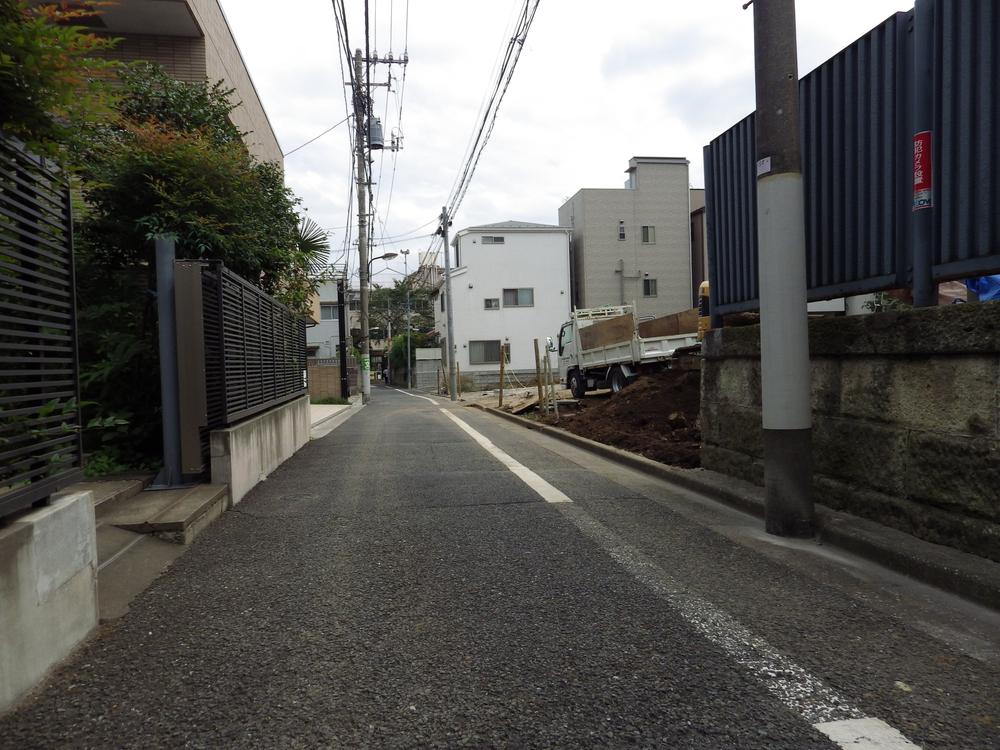 Local photos, including front road. D Building front road photo