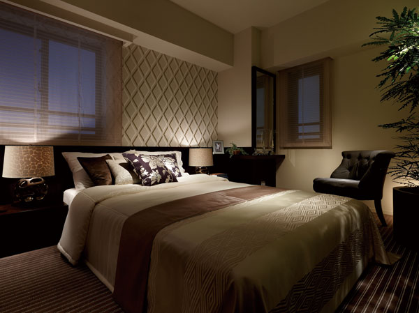 Interior.  [bedroom] Like slowly disentangle the people of mind to live in the city center, Private room feel calm warmth.