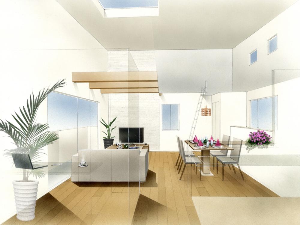 Rendering (introspection). Ya entrance mirror that can check before introspection Perth outing, Indoor clothes that Hoseru the laundry even on rainy days, Such as a hook, which is multiplied by such as school bags, Devised to comfort the living as well as easy-to-use floor plan is "Nordic House"