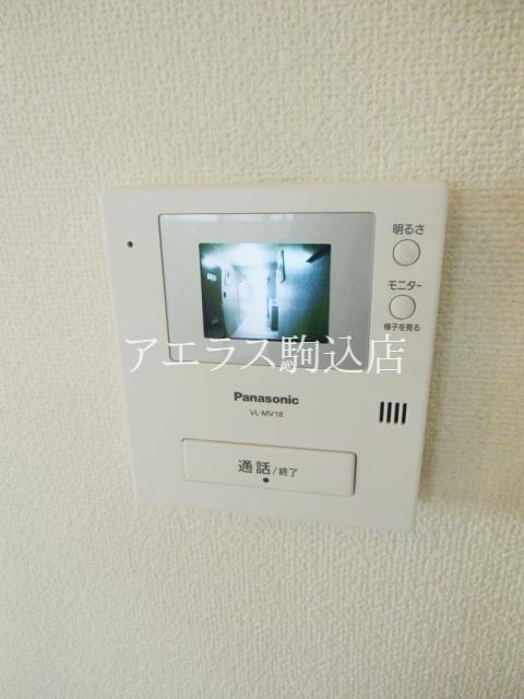 Security. TV monitor with intercom