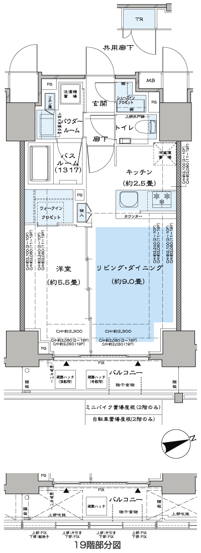 Floor: 1LD ・ K + WIC (walk-in closet) + SIC (shoes closet), the occupied area: 42.33 sq m, Price: TBD