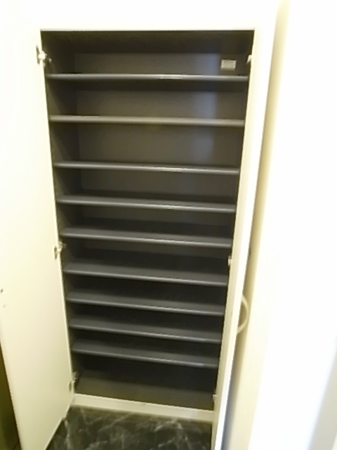 Receipt. Abundant amount of storage of the shoe closet.