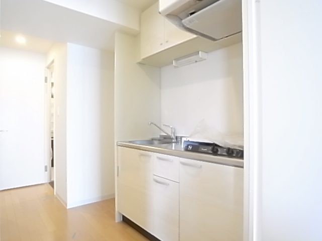 Kitchen. Gas two-burner stove is a system Kitchen.