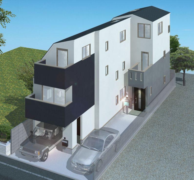 Rendering (appearance). (A, B Building) Rendering
