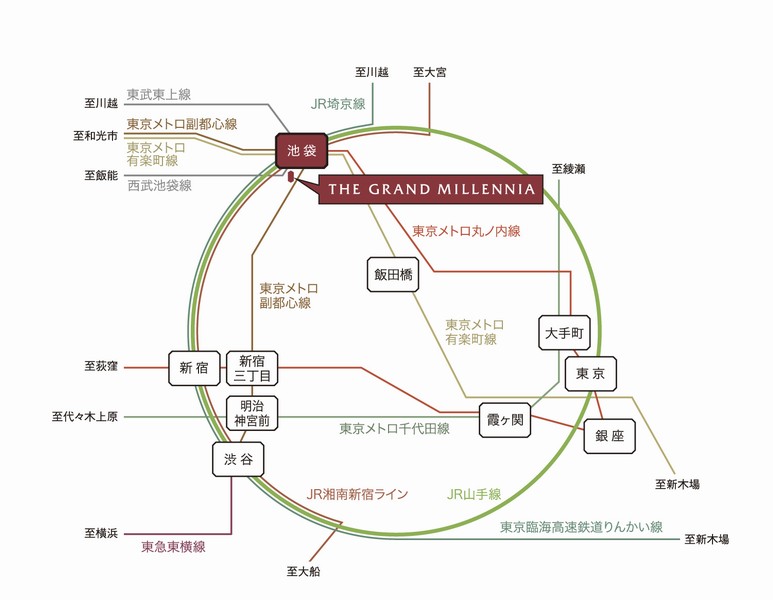 Traffic view  ※ Route map of the web is, Some routes ・ It expressed an excerpt of the station, etc..
