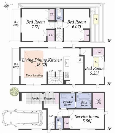 Floor plan. Floor plan B Building
