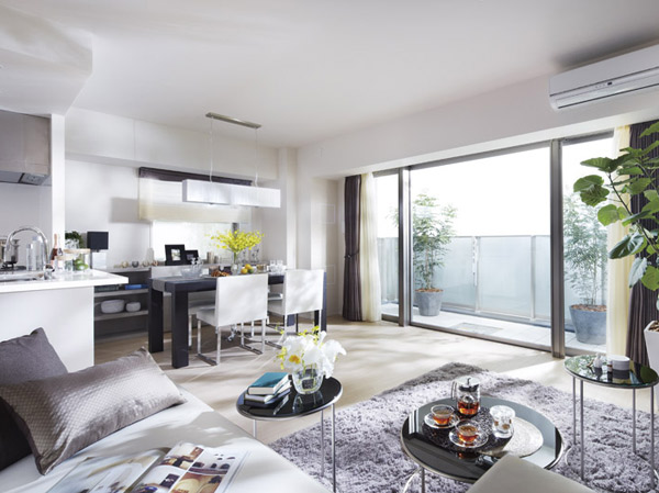 Living.  [living ・ dining]  ※ Less than, All the published photograph of the model room (C type ・ Select Plan, Including some optional specifications ・ Compensation ・ Application deadline Yes). Since options have a dwelling unit that can not be installed part, For more information, please contact the person in charge.