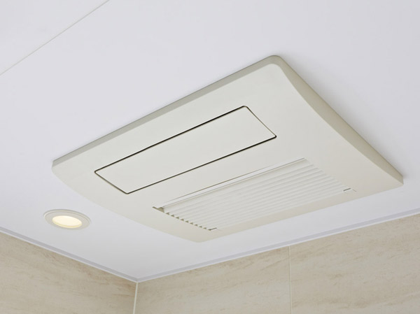 Bathing-wash room.  [Bathroom heating ventilation dryer (TES)] Whole bathroom acts as a dryer, Equipped with "bathroom dryer" to dry out in a state in which dried the laundry. In addition to also help to prevent the occurrence of mold, You can eliminate the temperature difference in the heating function in the cold season.