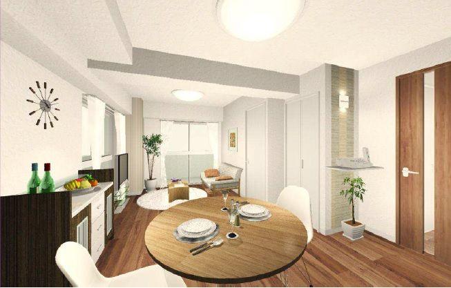 Living. ~ It is in a new interior renovation. 2014 February 14, scheduled to be completed ~ Your preview is possible at any time. The field situation, There is the case that specifications may be changed. ◆ 10 floor of 11-storey, It is southeast angle room ◆