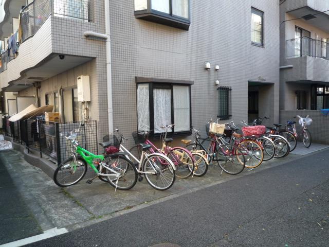 Other common areas. Bicycle parking space