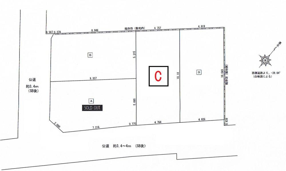 Compartment figure. Land price 30,200,000 yen, Land area 48.7 sq m