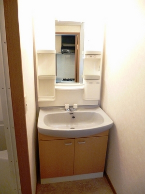 Washroom. Independent wash basin