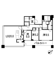 Floor: 3LDK + WIC + SIC, the occupied area: 108.27 sq m, Price: 158 million yen, currently on sale