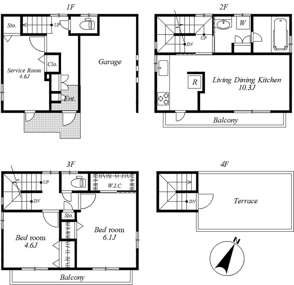 Other. (B issue, etc.), Price 50,800,000 yen, 2LDK + S, Land area 48.33 sq m , Building area 87.5 sq m