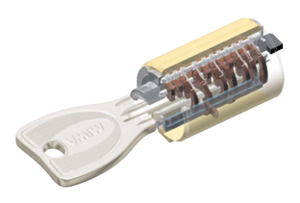 Security. Reversible dimple key