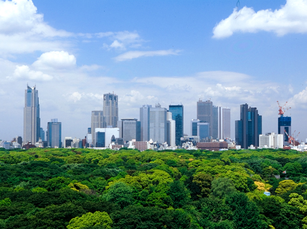 Surrounding environment. Shinjuku Gyoen (about 560m from Shinjuku Station) ※ JR from "Otsuka" Station Yamanote Line use, "Ikebukuro" Shinjuku line special express use an 8-minute JR Shonan at station