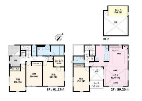 Floor plan. 49,800,000 yen, 4LDK, Land area 125.87 sq m , Building area 120.47 sq m floor plan