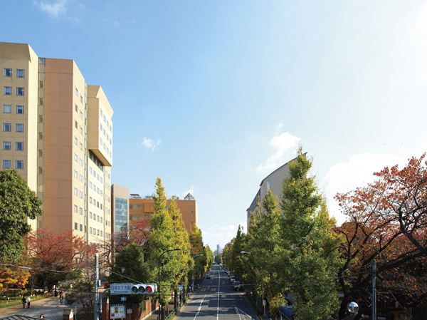 Surrounding environment. Mejiro Street (about 850m)