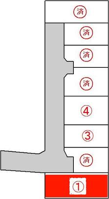 Compartment figure. Land price 6,334,000 yen, Land area 209.4 sq m