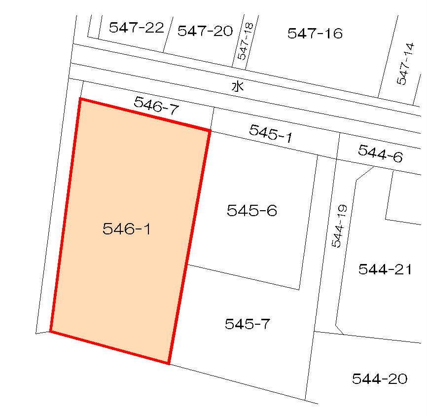 Compartment figure. Land price 12 million yen, Land area 426.27 sq m