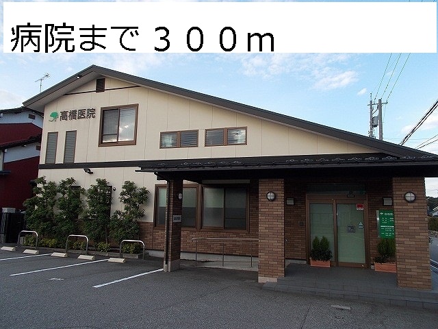 Hospital. 300m until Takahashi clinic (hospital)