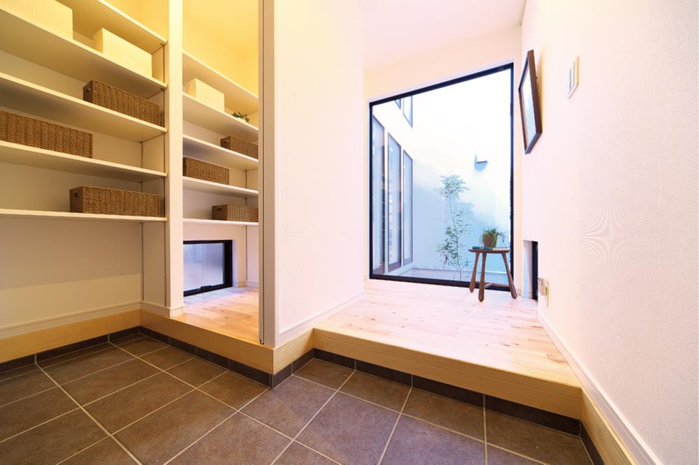 Entrance. Design highly entrance.