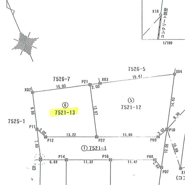 Compartment figure. Land price 6.8 million yen, Land area 191.84 sq m