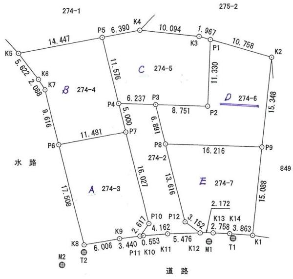 Compartment figure. Land price 4.8 million yen, Land area 217.21 sq m