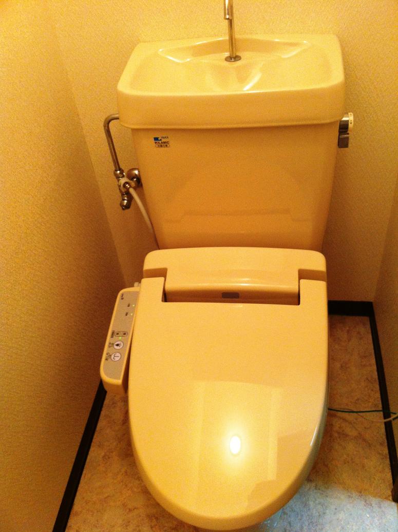 Toilet. With Washlet