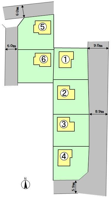 Compartment figure. ● parking two Allowed ●
