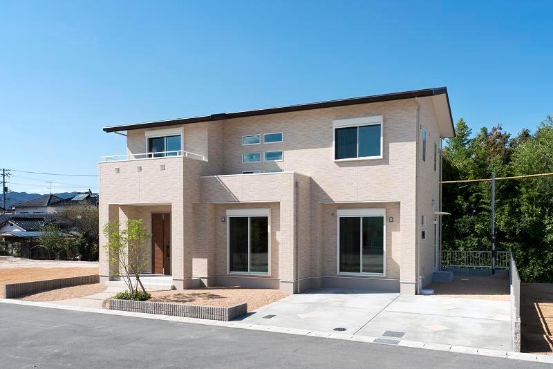 Building plan example (exterior photos).  [reference] "Motomachi Energia Town Yuda" model house  ~ appearance ~