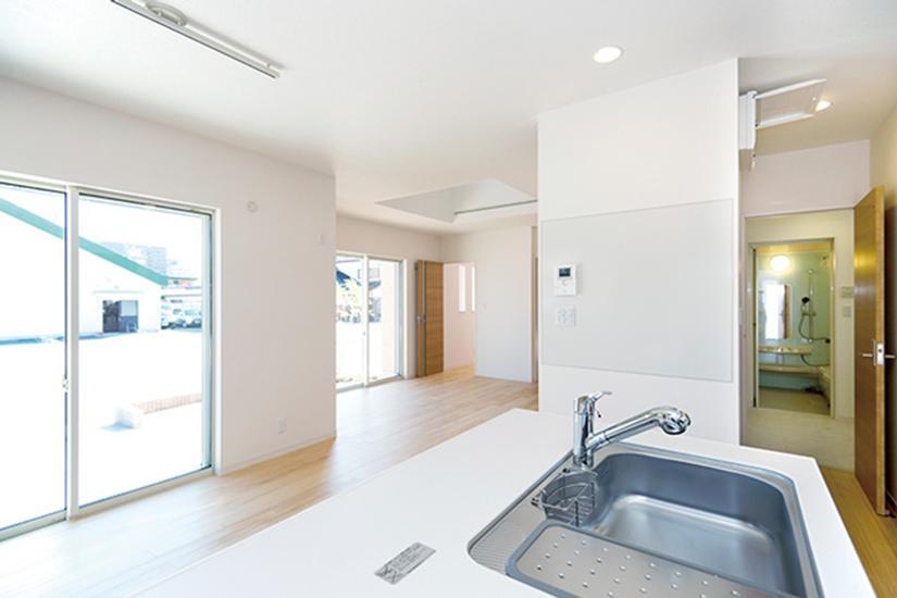 Building plan example (introspection photo).  [reference] "Motomachi Energia Town Yuda" model house  ~ 18 tatami mats of LDK ~