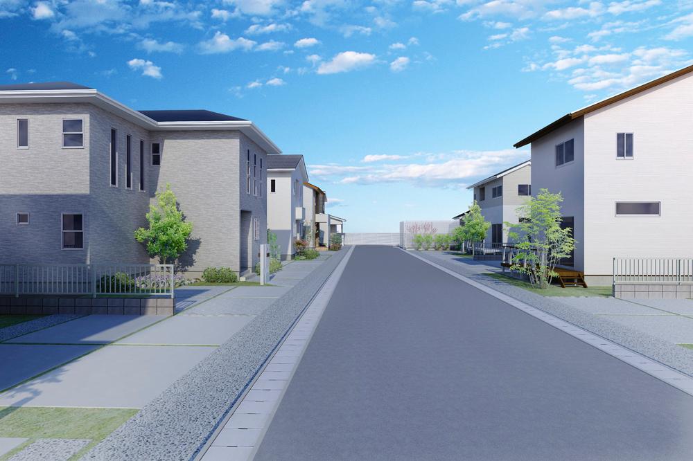 Building plan example (Perth ・ appearance). 4, 5, 9 ~ No. 12 locations complete image