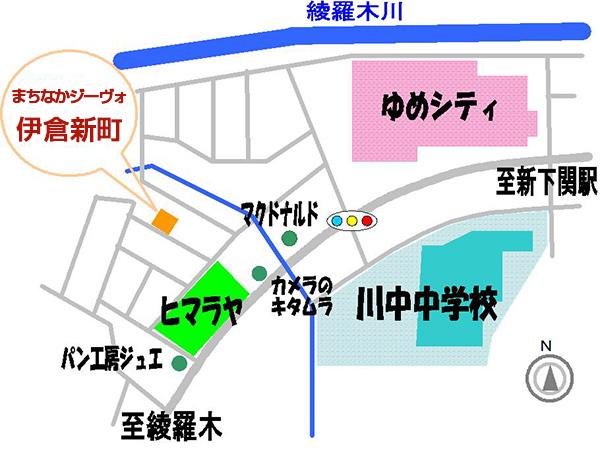 Local guide map.  ※ Near the guide map