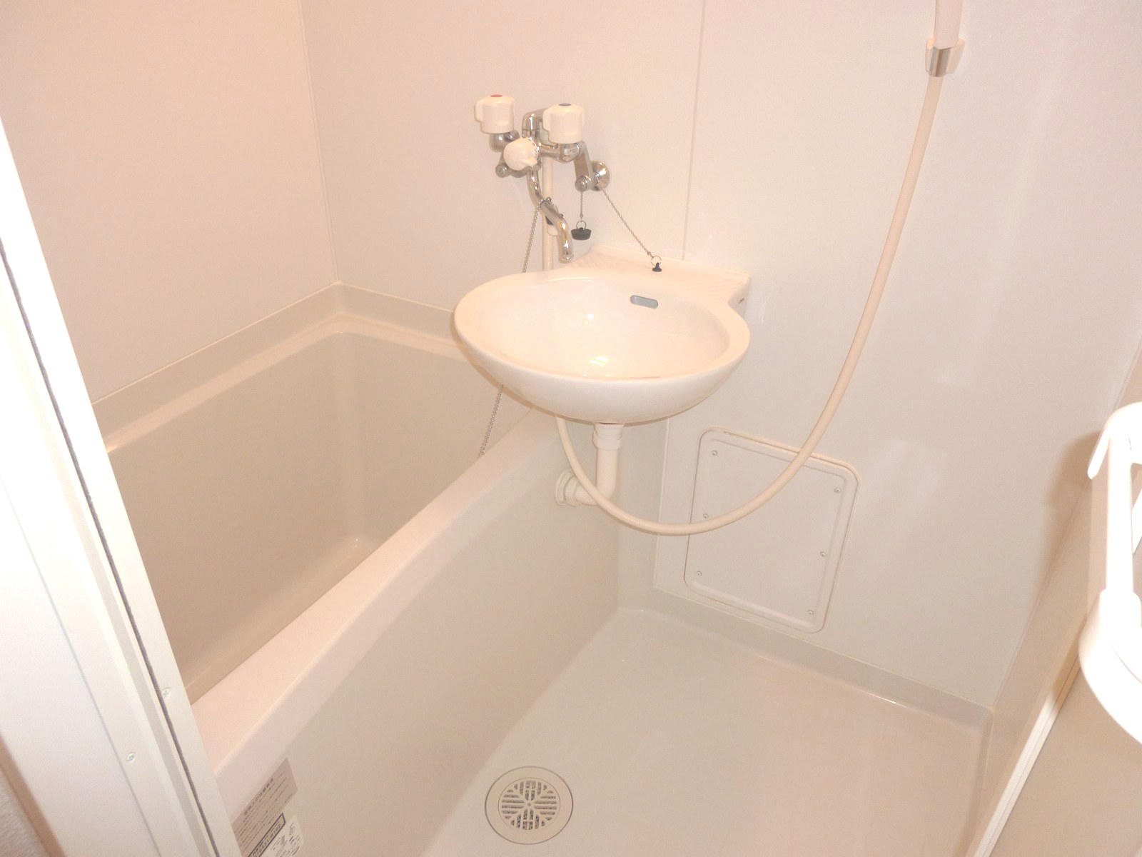 Bath. Safe rainy day and women with a bathroom dryer ☆ 