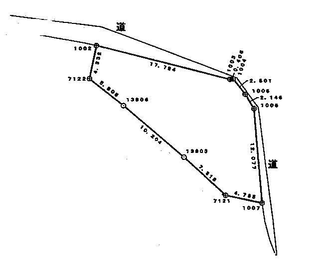 Compartment figure. Land price 8 million yen, Land area 222.1 sq m compartment view