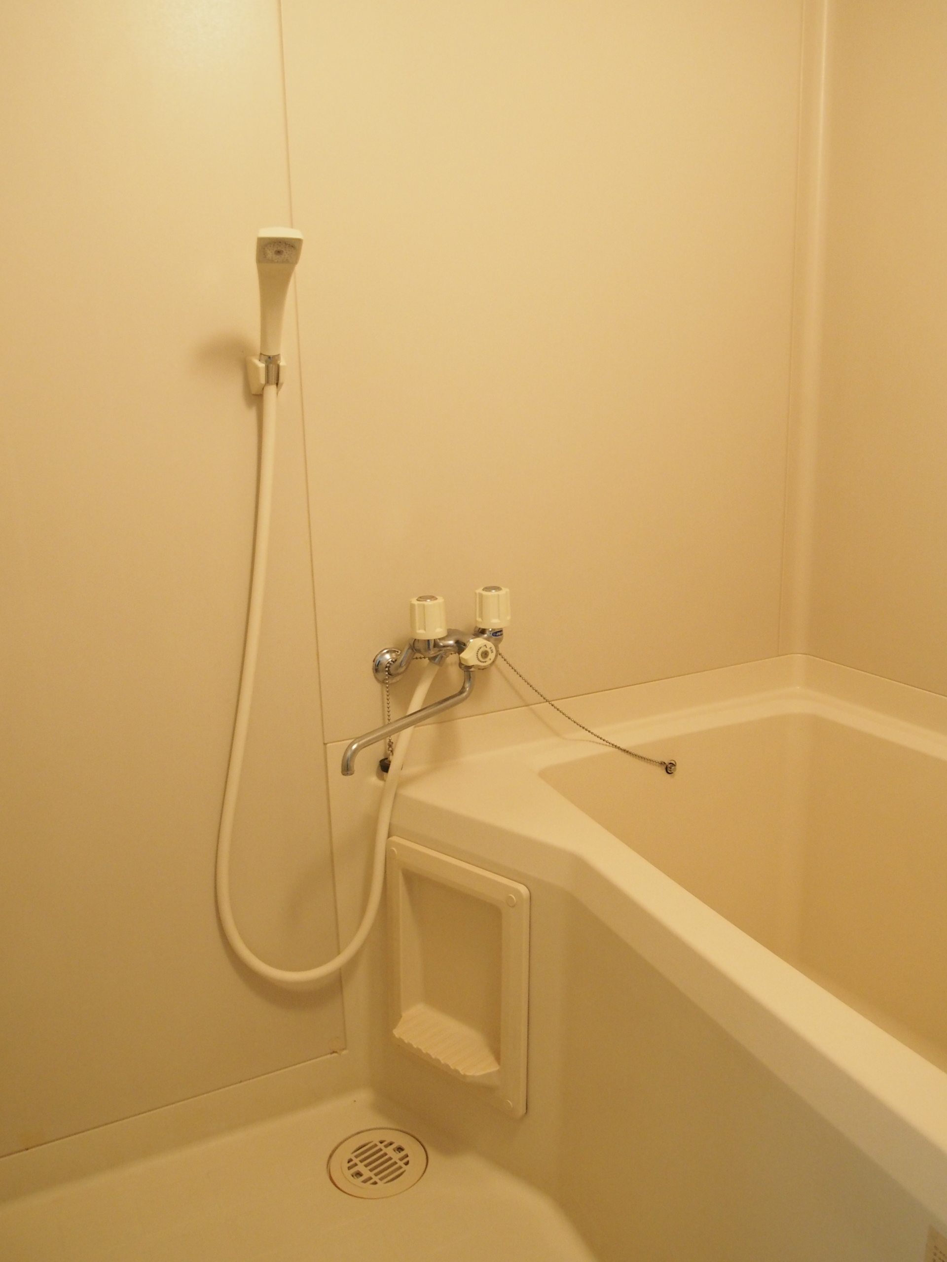 Bath. Bathroom with cleanliness.