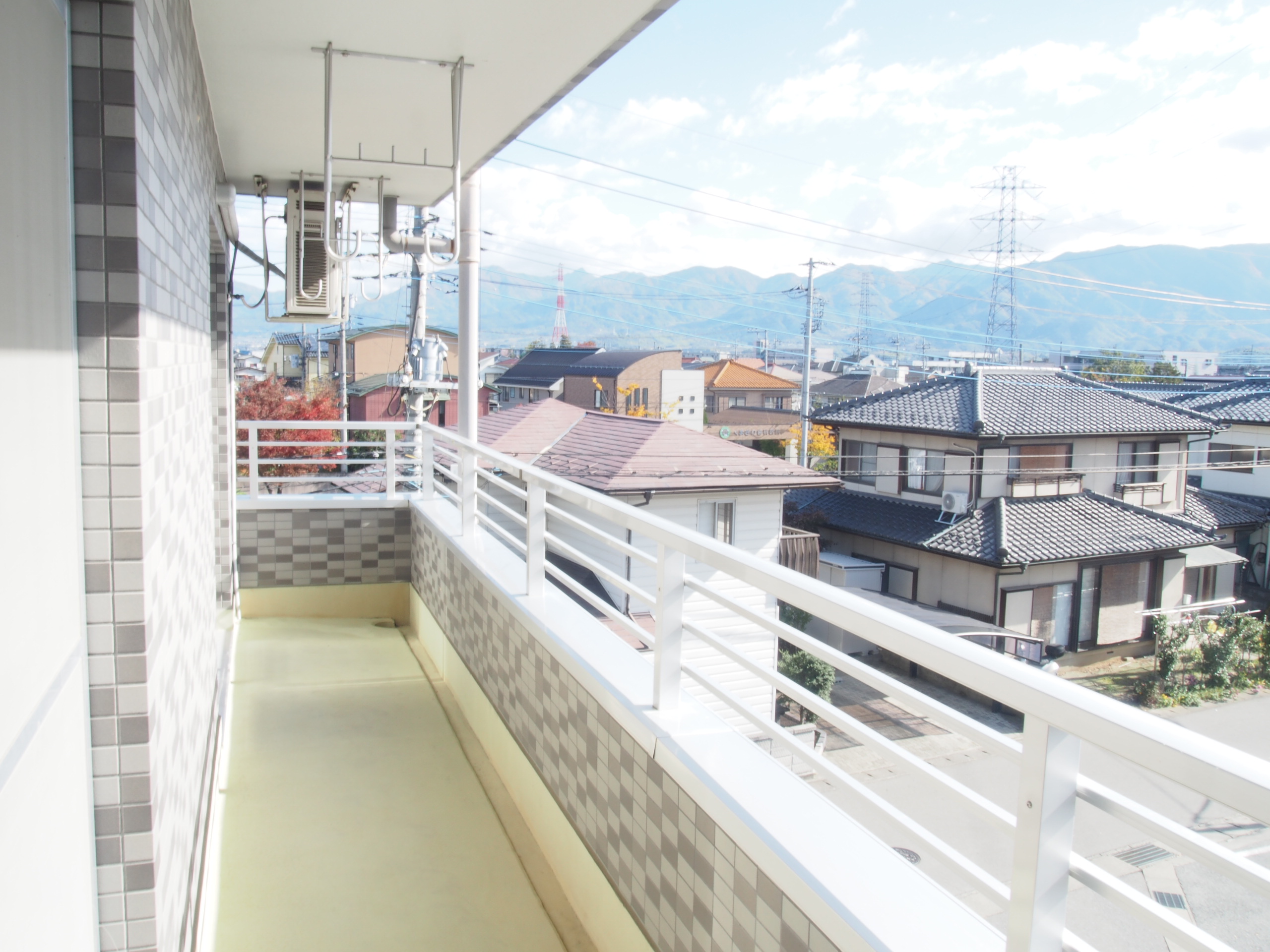 Balcony. Balcony of the beautiful scenery