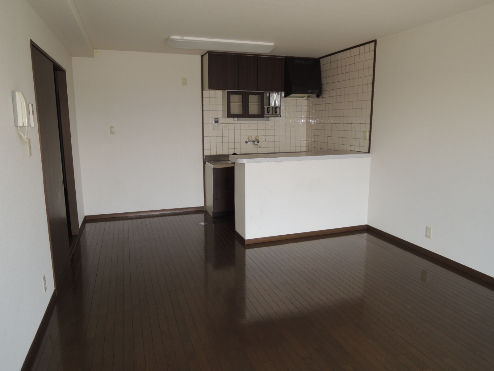 Living and room. LDK With counter