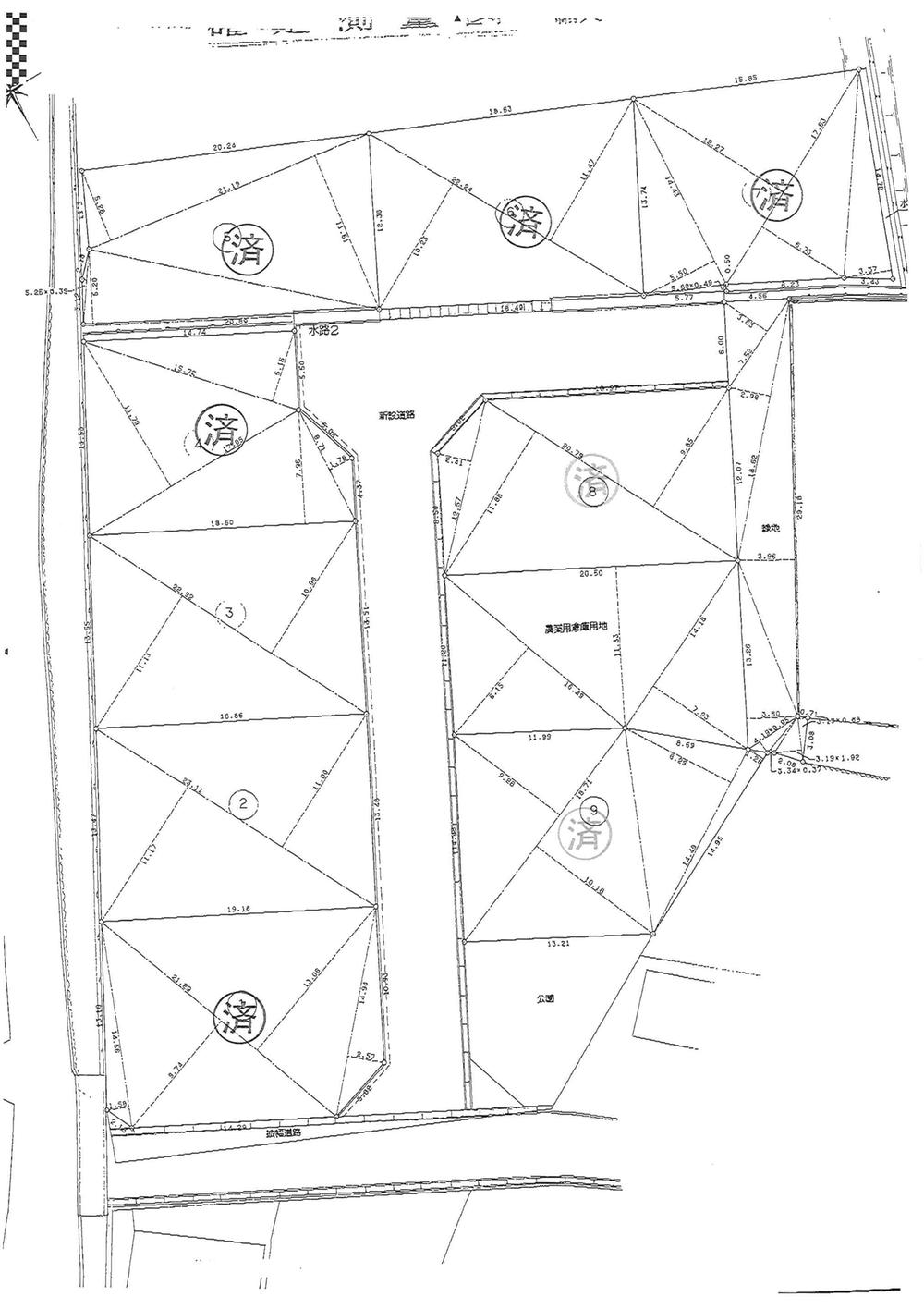 Compartment figure. Land price 6.89 million yen, Land area 253.26 sq m